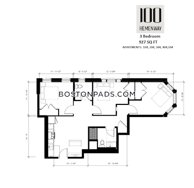 Northeastern/symphony 3 Bed 1 Bath BOSTON Boston - $6,000 No Fee