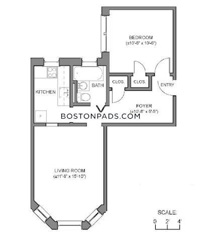 Fenway/kenmore Apartment for rent 1 Bedroom 1 Bath Boston - $3,200 No Fee